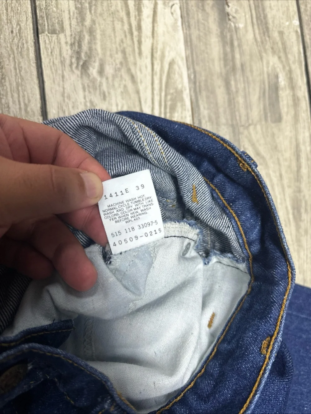 Vintage 80s Levi's 509 Orange Tab Denim Blue Jeans Men’s 36x31 Made in USA